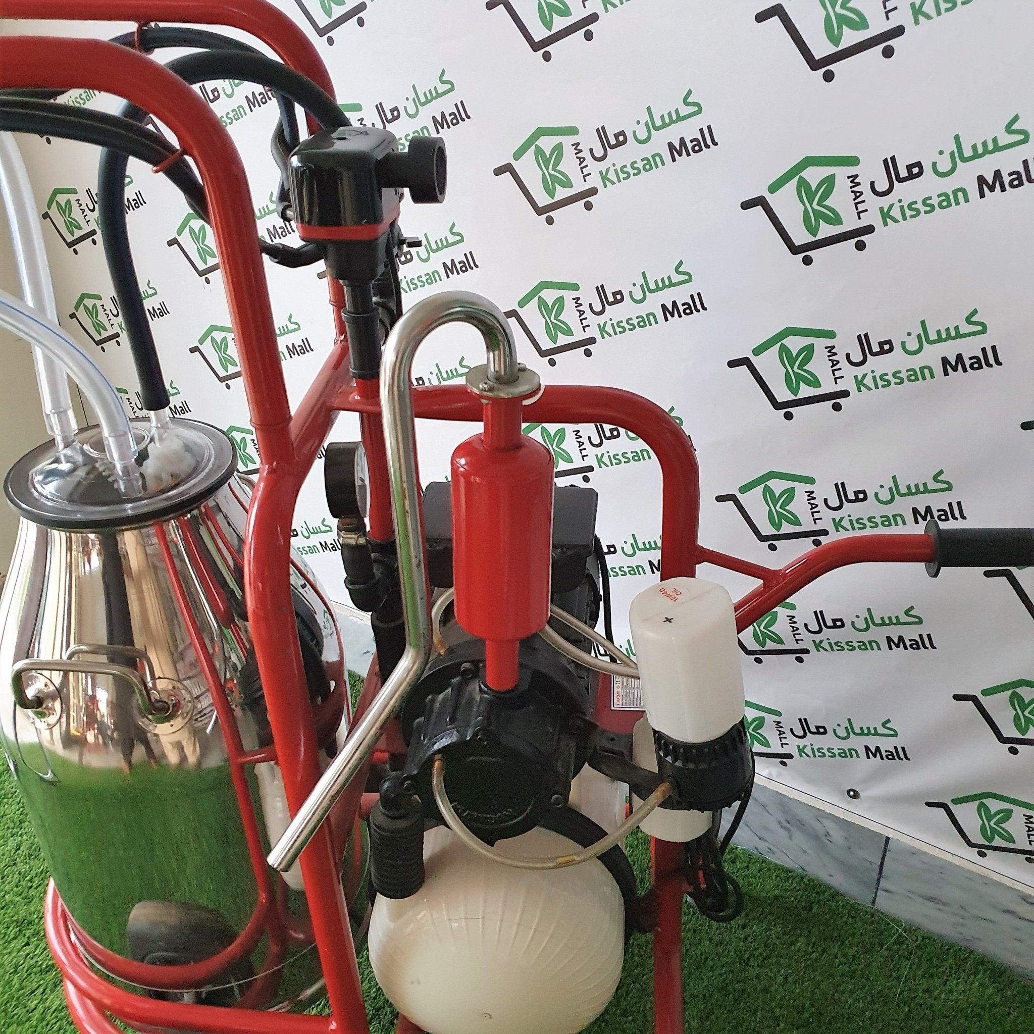 Milking Machine Single Bucket Double Cluster - kissanmall.pk 