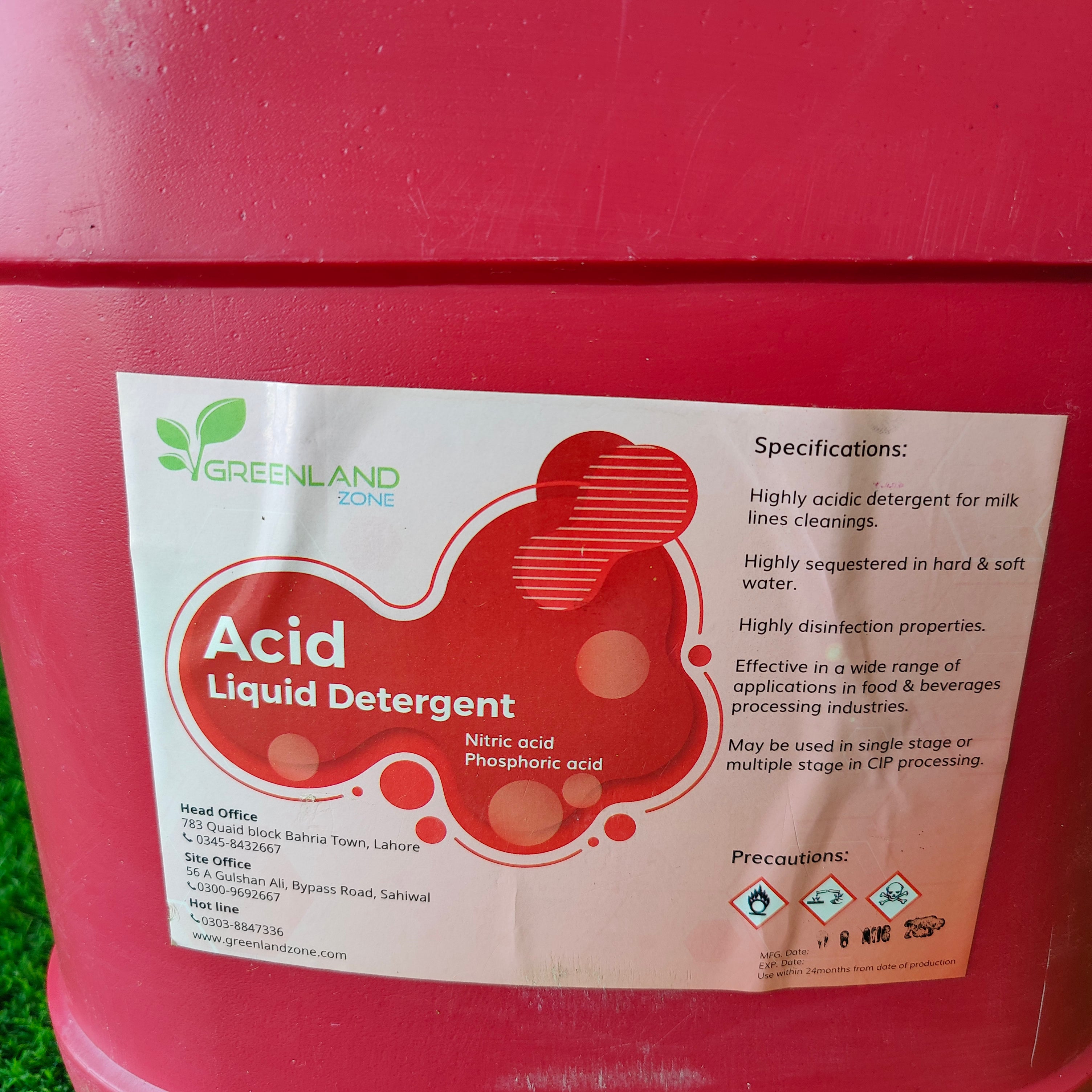 Acid Liquid Detergent 25 ltr - Kissan Mall 