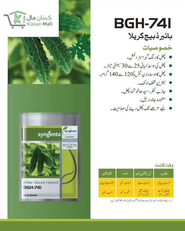 Bitter Gourd Hybrid (BGH-741 50g) - Kissan Mall 