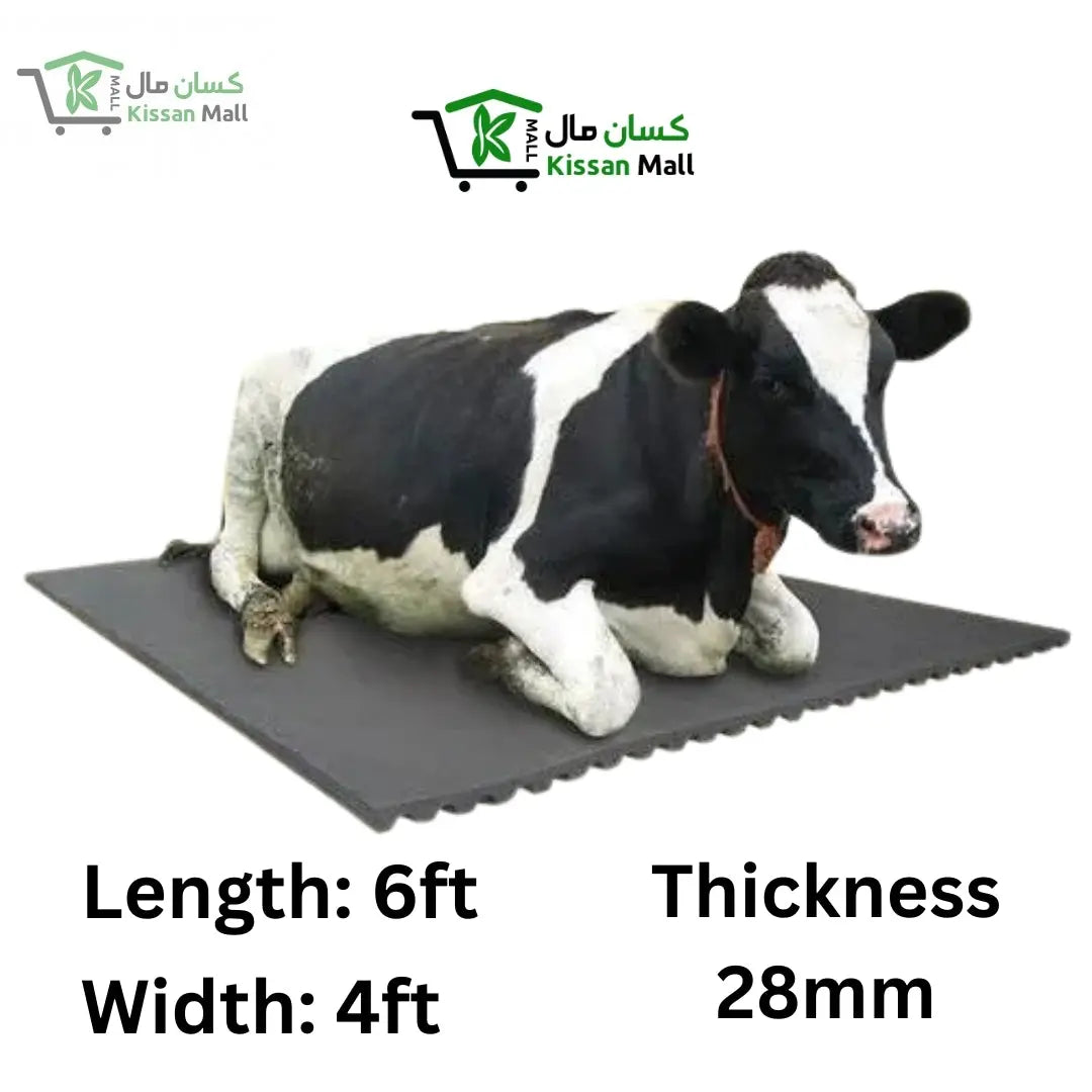 Cow Mat 28 mm, Length: 6ft Width: 4ft - Kissan Mall 