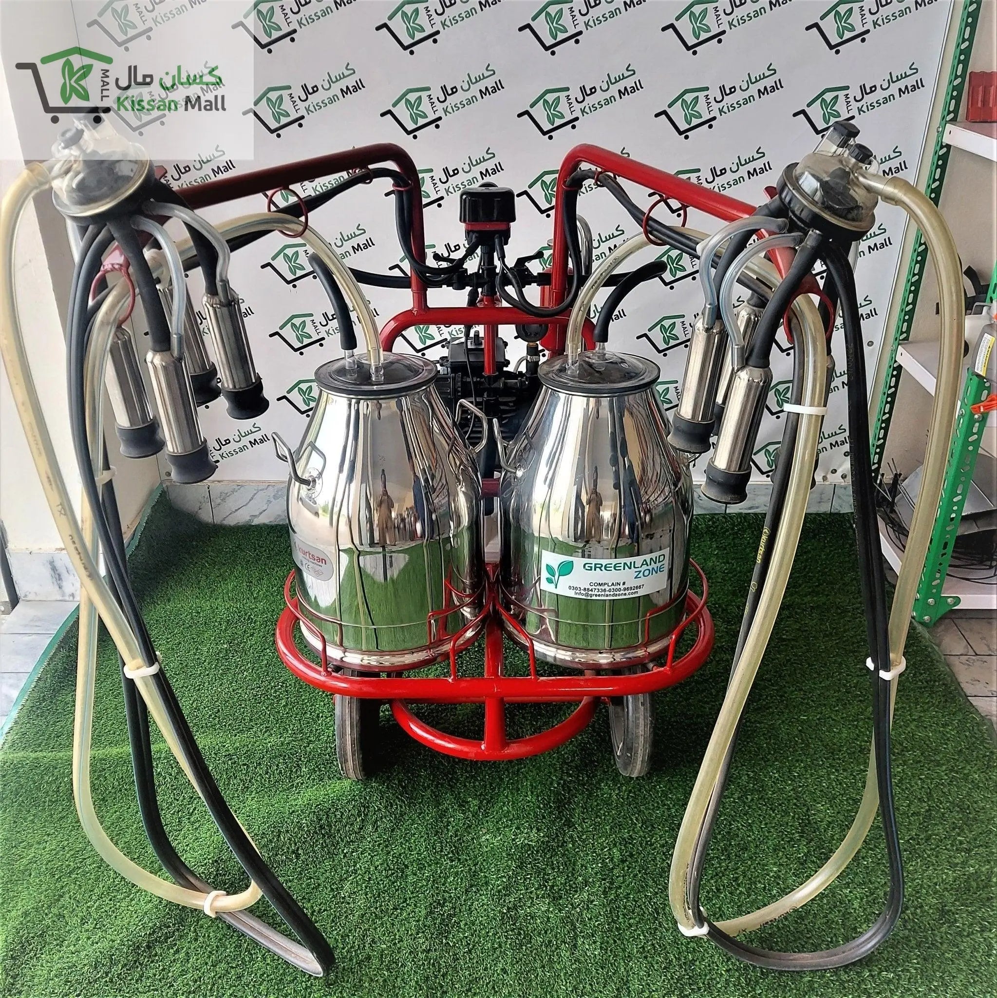 Milking Machine Double Bucket Double Cluster - Kissan Mall 