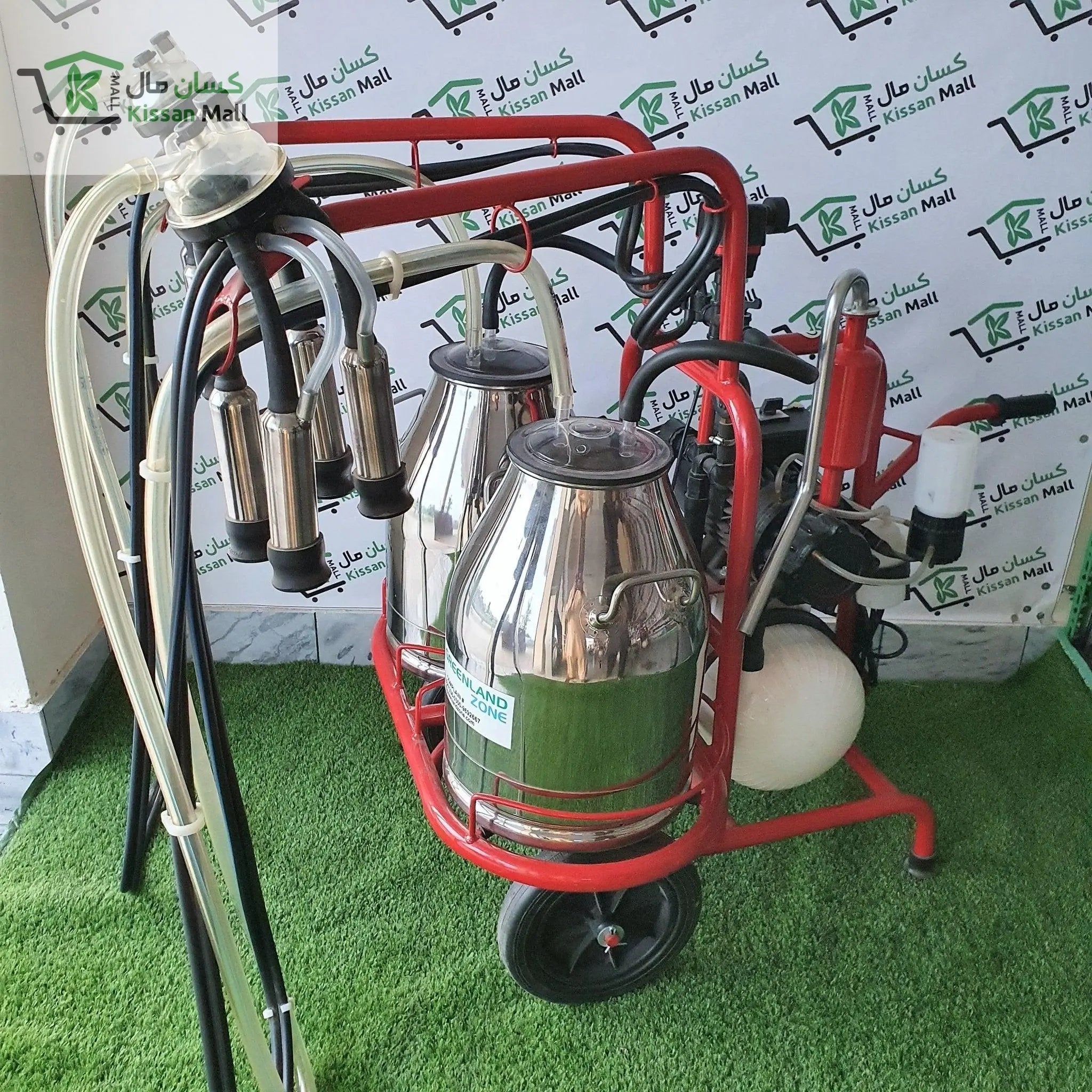 Milking Machine Double Bucket Double Cluster - Kissan Mall 