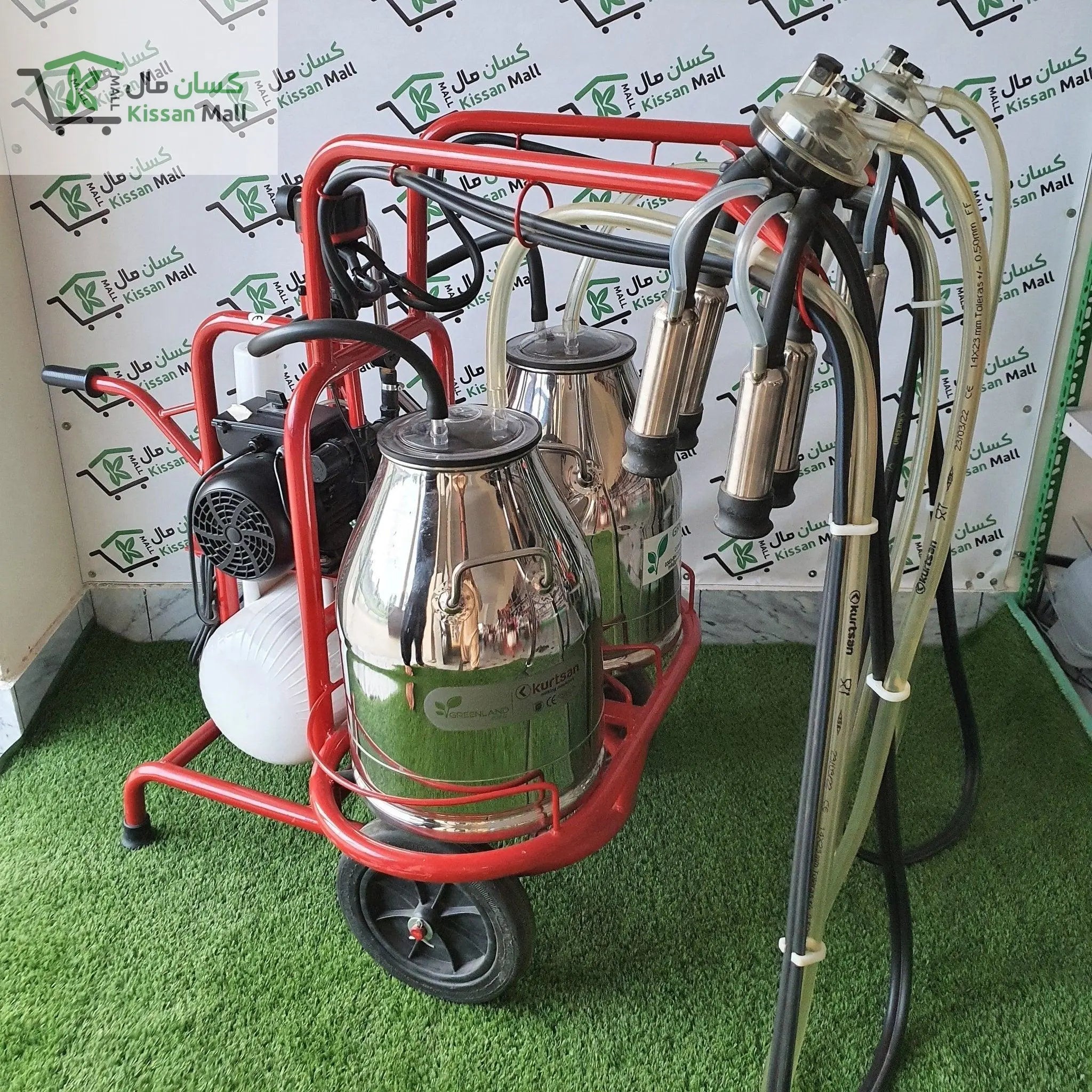 Milking Machine Double Bucket Double Cluster - Kissan Mall 