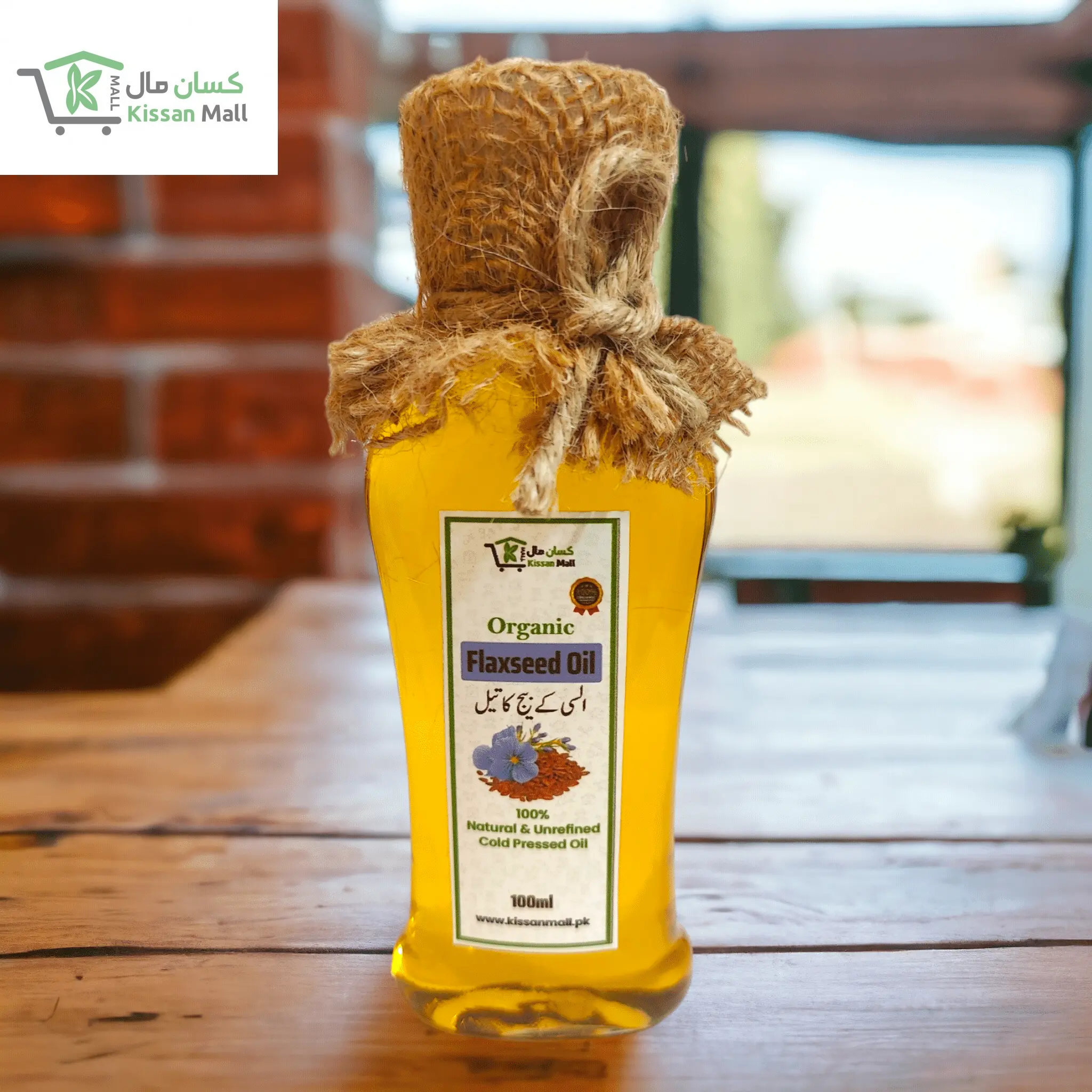 Organic Flex Seed Oil - Kissan Mall 