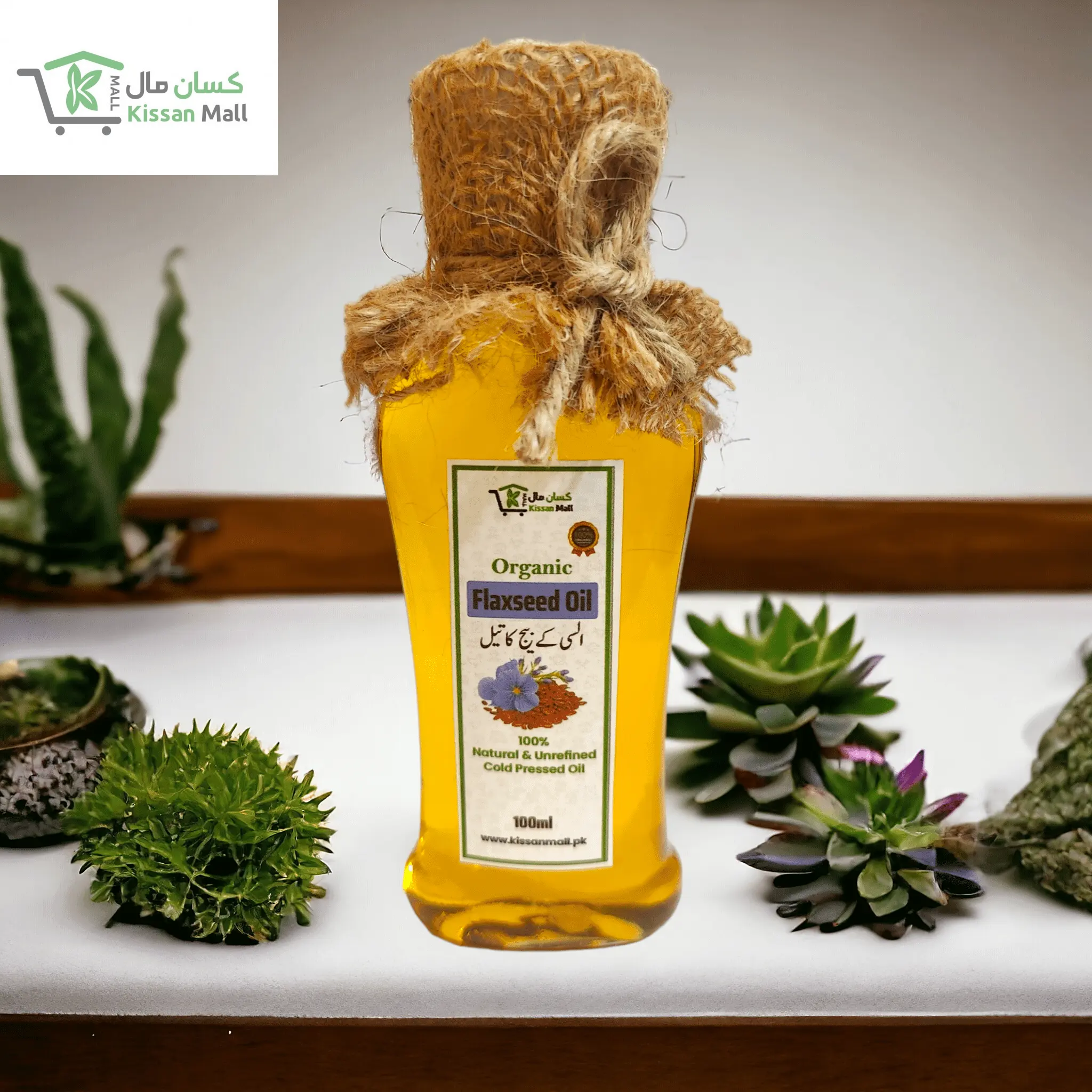 Organic Flex Seed Oil - Kissan Mall 