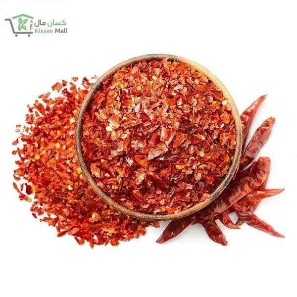 Organic Red Chilli Crushed (DARA MIRCH)  250 Grm - Kissan Mall 