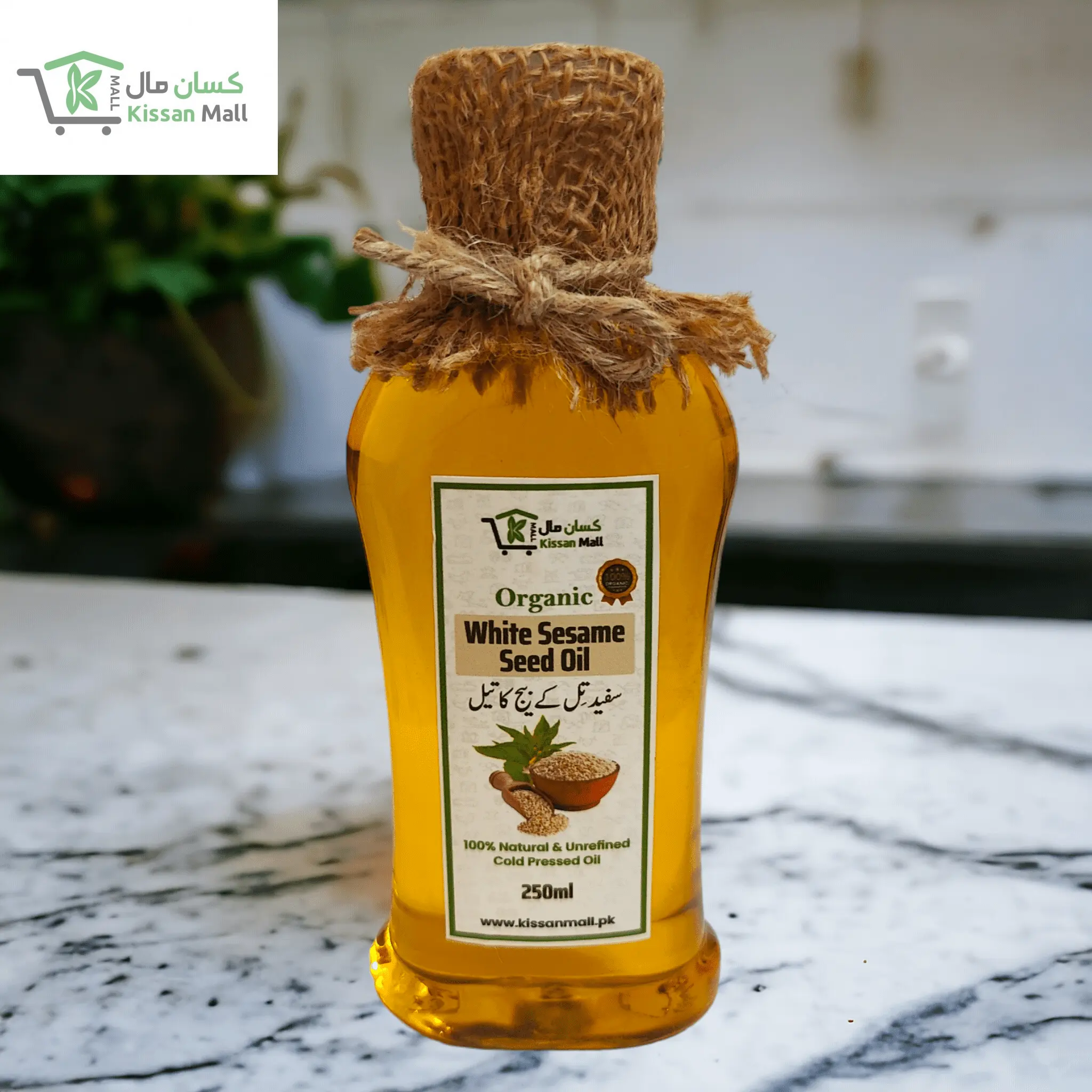 Organic White Sesame Oil - Kissan Mall 