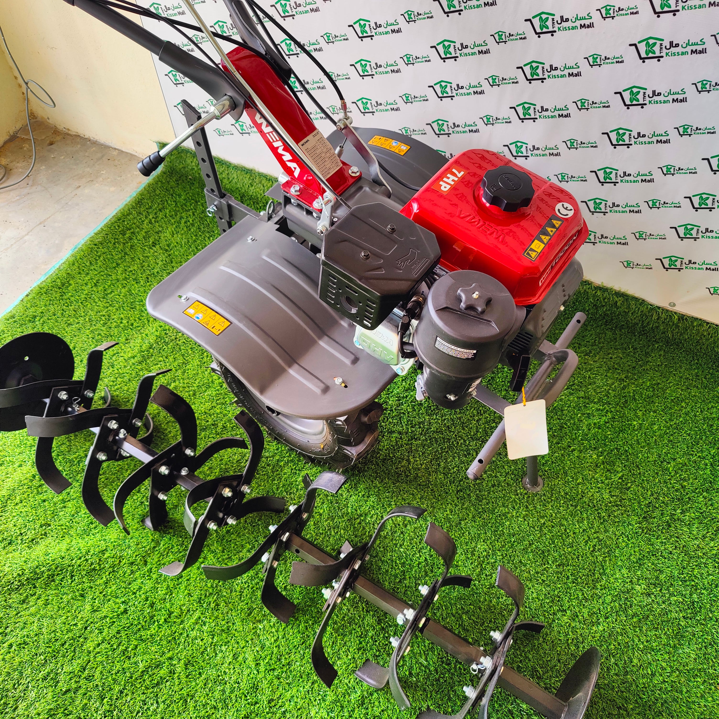 Wema 7 Hp Mini Tiller and Godi Machine - Kissan Mall 