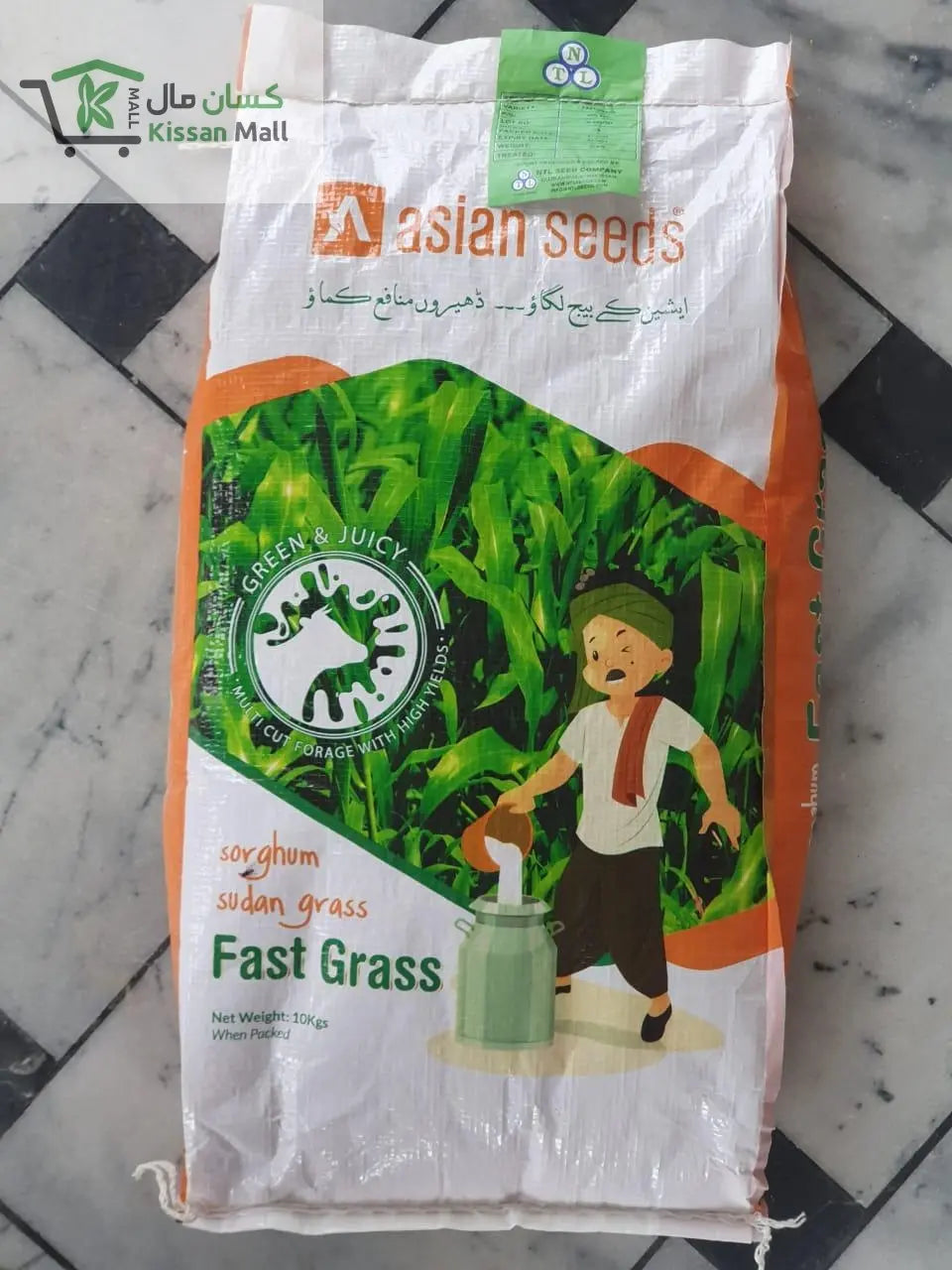 Sorghum Sudan Grass - Fast Grass - Kissan Mall 